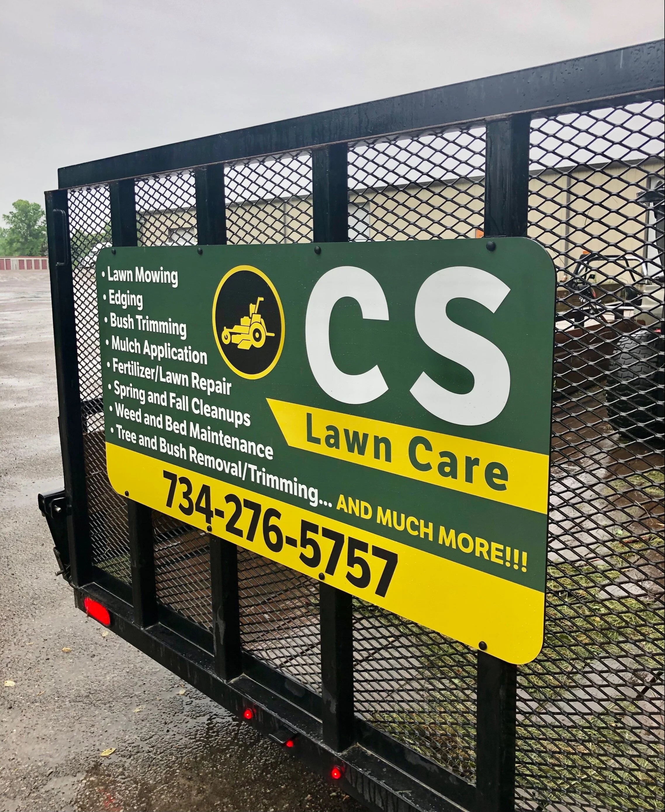 Lawn care hot sale signs